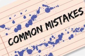 common mistakes